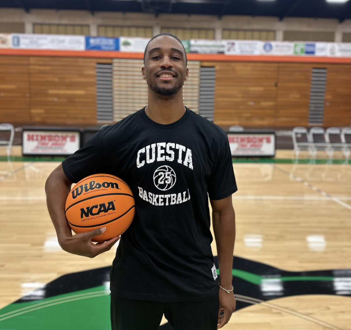 Cuesta College men’s basketball's new head coach, Jamoni Barber, ready to start the 2025-26 season. 
