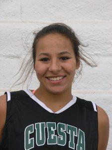 Kaylee Williams is Cuesta's January female athlete of the month. Photo courtesy of cuesta.edu.