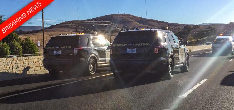 Traffic collision in front of Cuesta campus