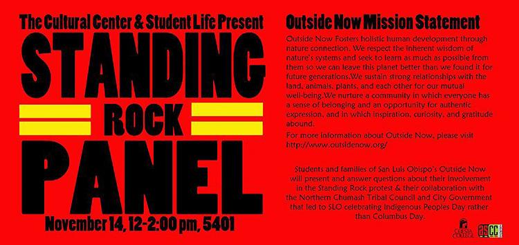 Cuesta to host Standing Rock Panel