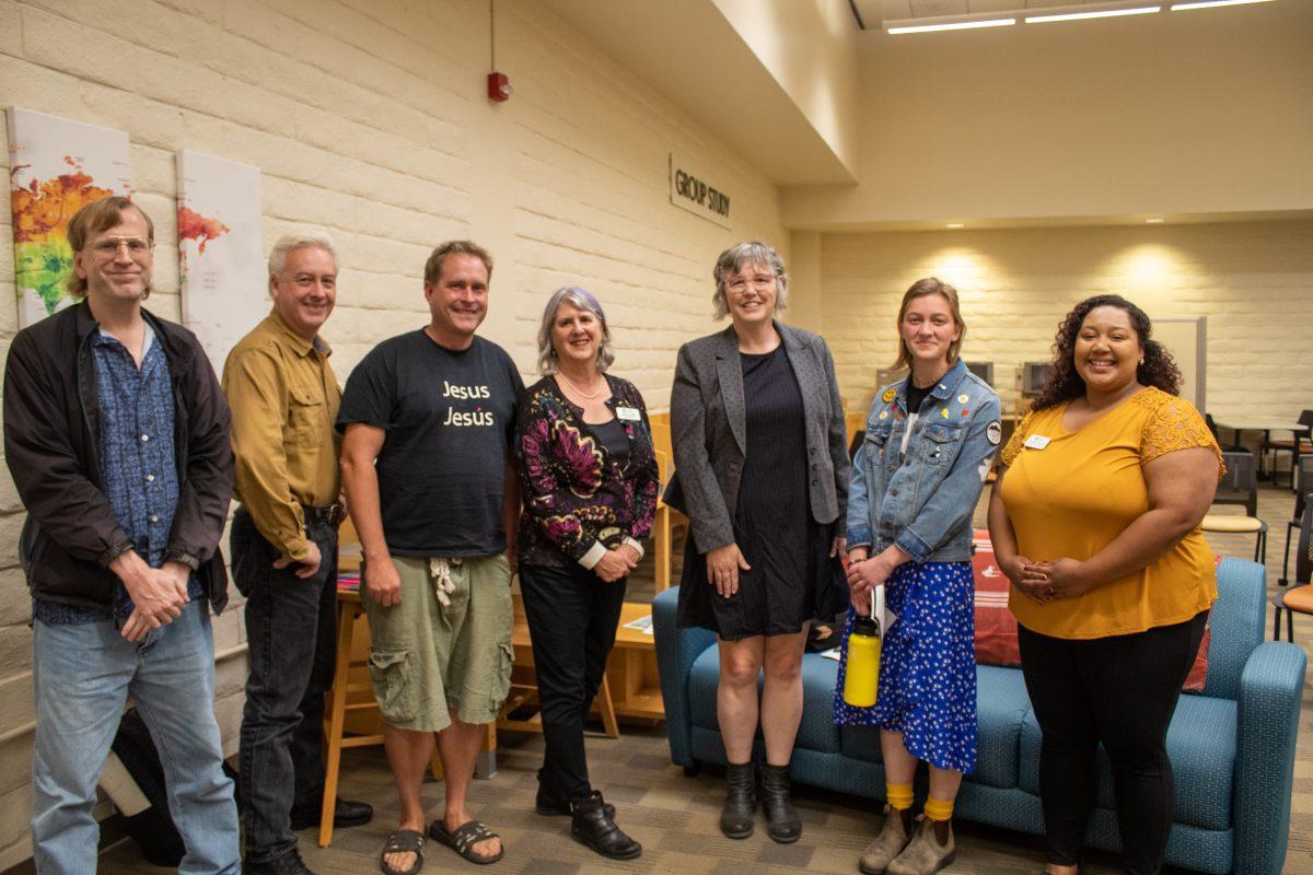 Participants of the Cuesta College fall 2019 poetry event. Photo by Guadalupe Angeles.