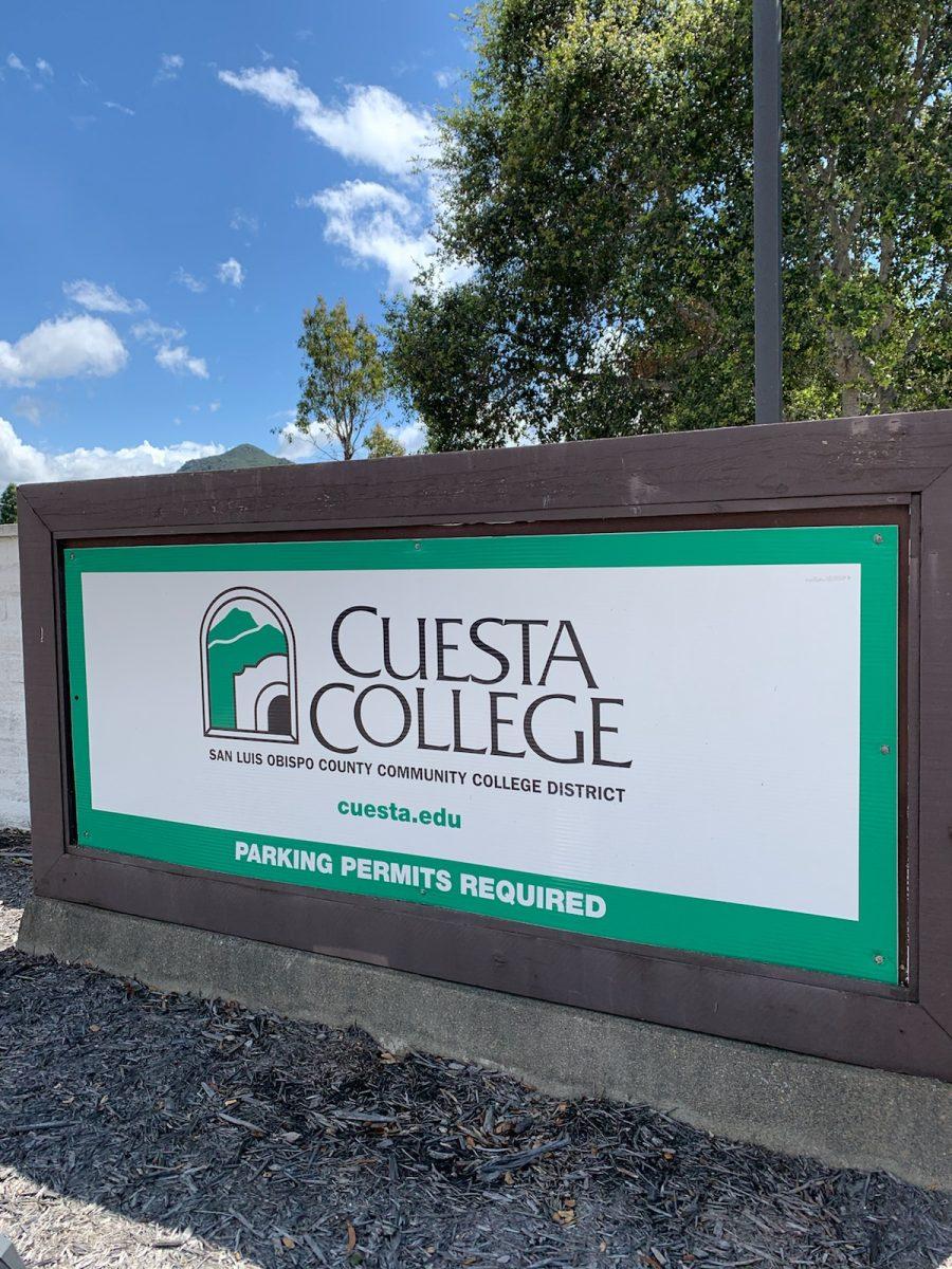 Cuesta College entrance.
Photo by Lauren Grasmick