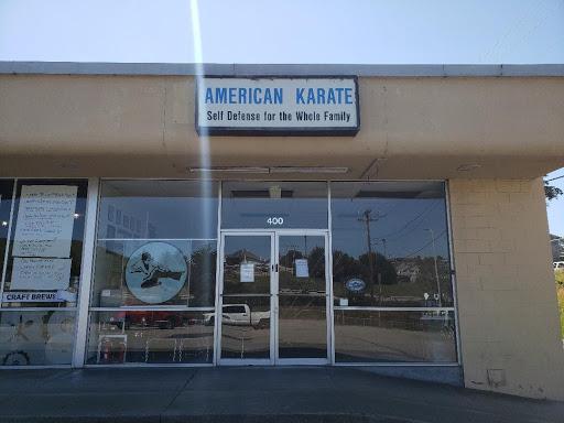 Extracurricular businesses such as American Karate School in Morro Bay (pictured) have had to close their doors during the COVID-19 crisis. Photo by Nathan Moran
