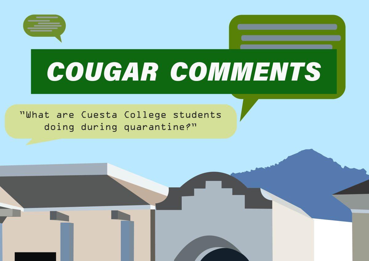 The brand new "Cougar Comments" logo. Designed by Guadalupe Angeles