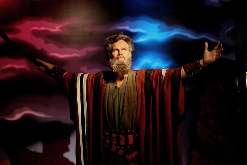 Charlton Heston portraying Moses in The Ten Commandments. Photo by Thank You (21 Millions+) views