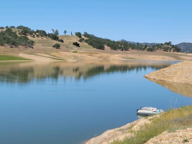 An image of Lake Nacimiento on May 2, 2022