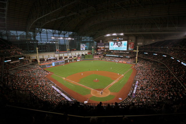 Upper deck view of Minute Maid Park, home of the World Series Champion Houston Astros. Photo by Brent Moore