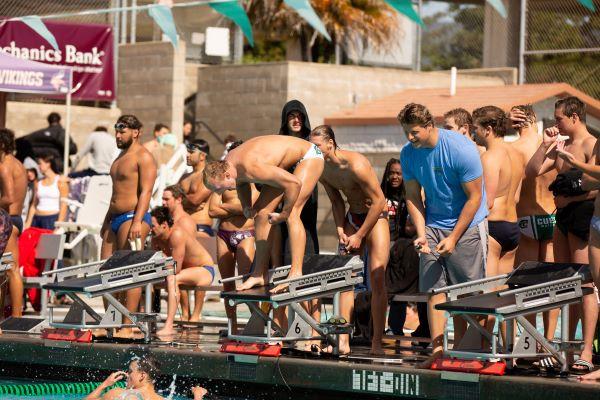 Cuesta College men’s swimmer Brady Lind. Photo by Kim Lind