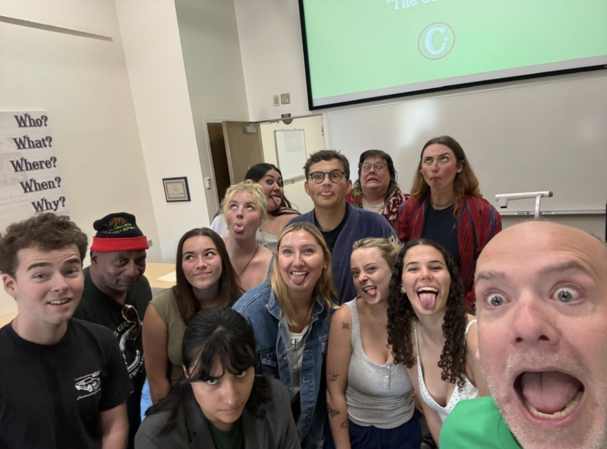 The Spring 2026 Cuestonian staff being silly.